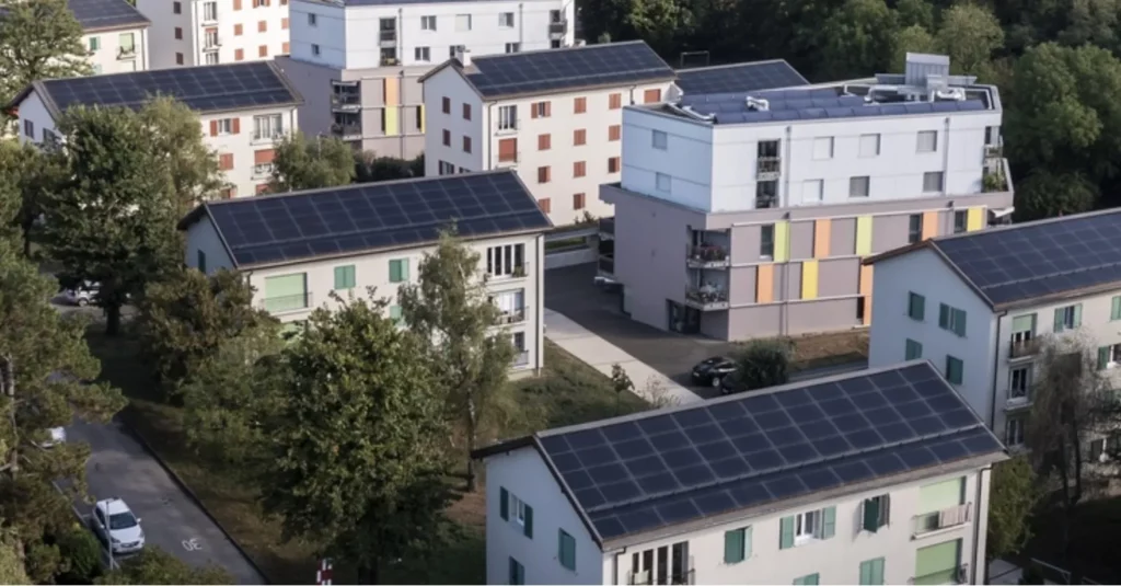Immeubles rénovés et subventionnés pour l’efficacité énergétique à Nyon
